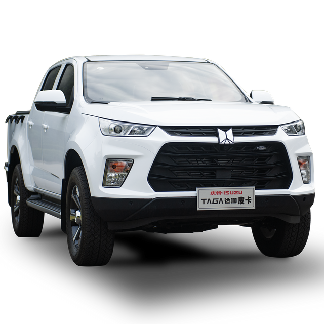  庆铃白色双排驾驶室多功能卡车 143 马力 QL1030BZGW